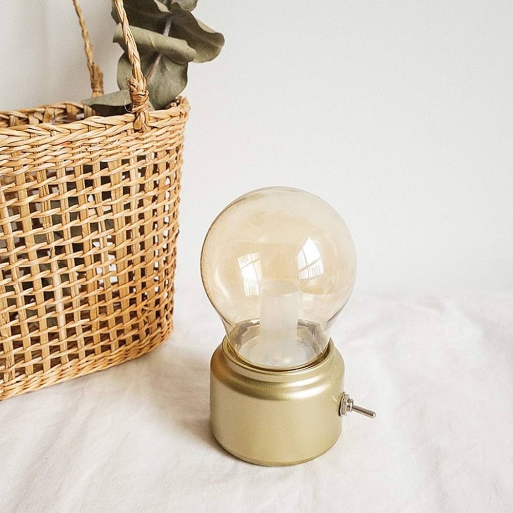 オシャレでレトロなバルブ型テーブルライト エジソンバルブLEDスマート付き Amazon.co.jp : 【Haruhana】 レトロデザイン フィラメント