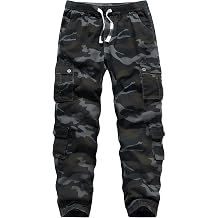 APTRO Mens Cargo Pants Camo Military Work Trousers