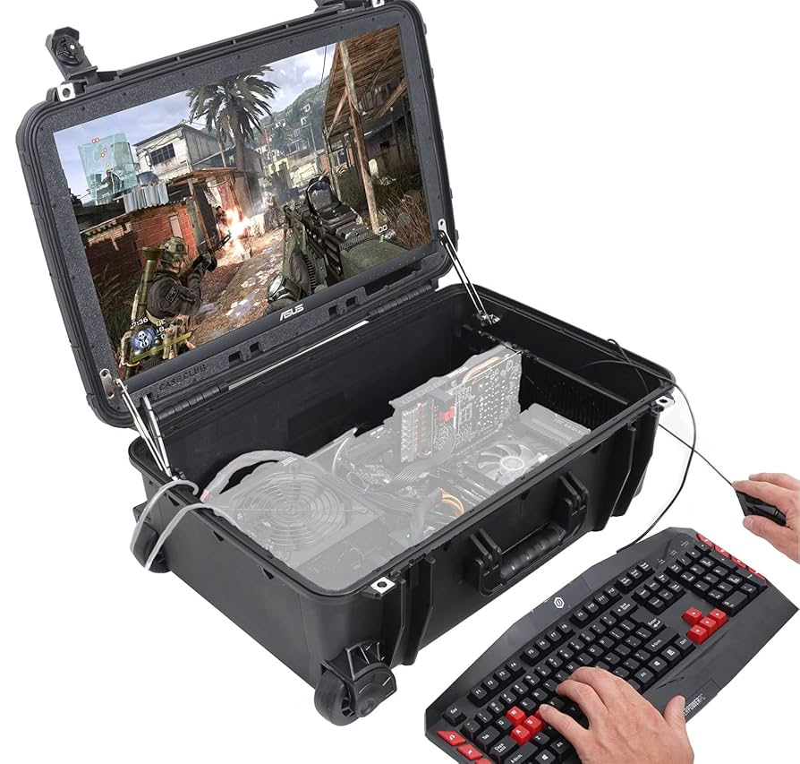 PCポータブル Amazon.co.jp: Case Club ポータブルPCゲームシャーシ 24インチ