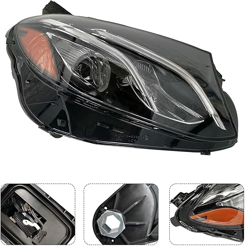 Miniatura 3 de Conjunto de faros delanteros compatible con Mercedes-Benz Clase E E300 E350 Sedan 2017-2020 estilo OE reemplazo A2139066901 MB2519110 A2139064303
