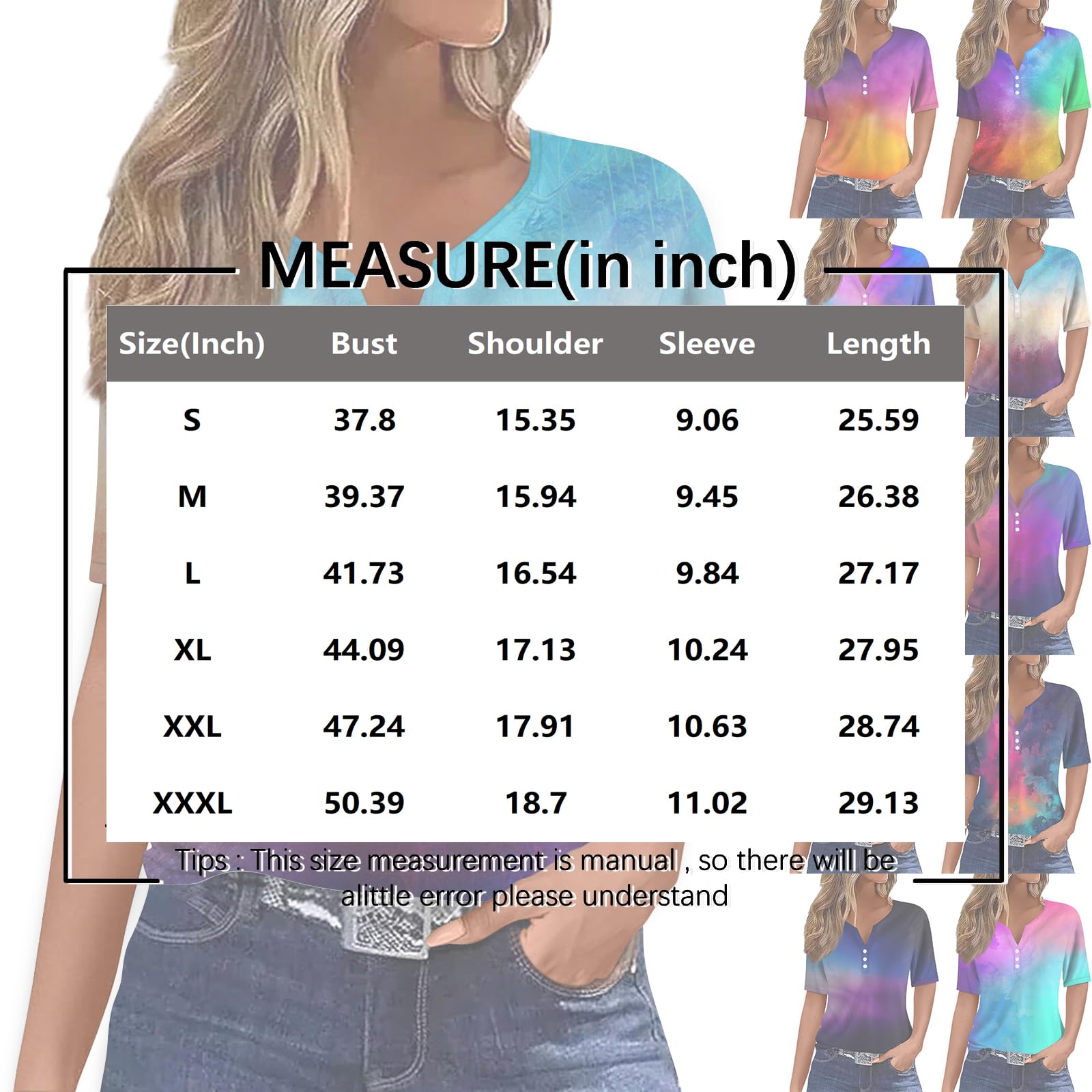 Tops Femmes Grande Taille Le Printemps Manche Courte Tee Shirt Sport Fashion Tie and Dye T-Shirt Femle Confortable