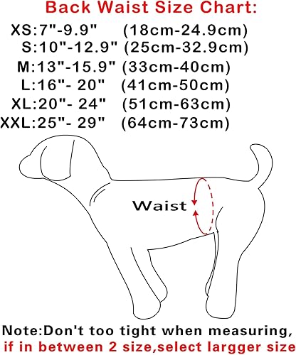 Miniatura 6 de JoyDaog - Pañales reutilizables para cachorros varones, paquete de 5, lavables, bandas reutilizables para el vientre, para perros