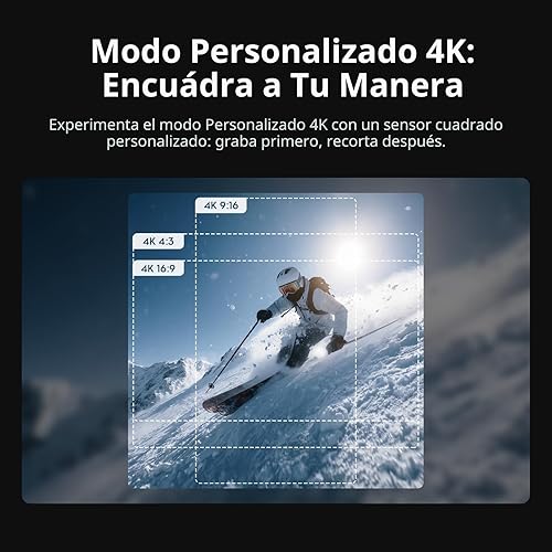 Miniatura 5 de DJI Osmo Action 6 Combo estándar, cámara de acción con sensor cuadrado de 1/1.1 ″, apertura variable de f/2.0–f/4.0, resistente al frío, batería