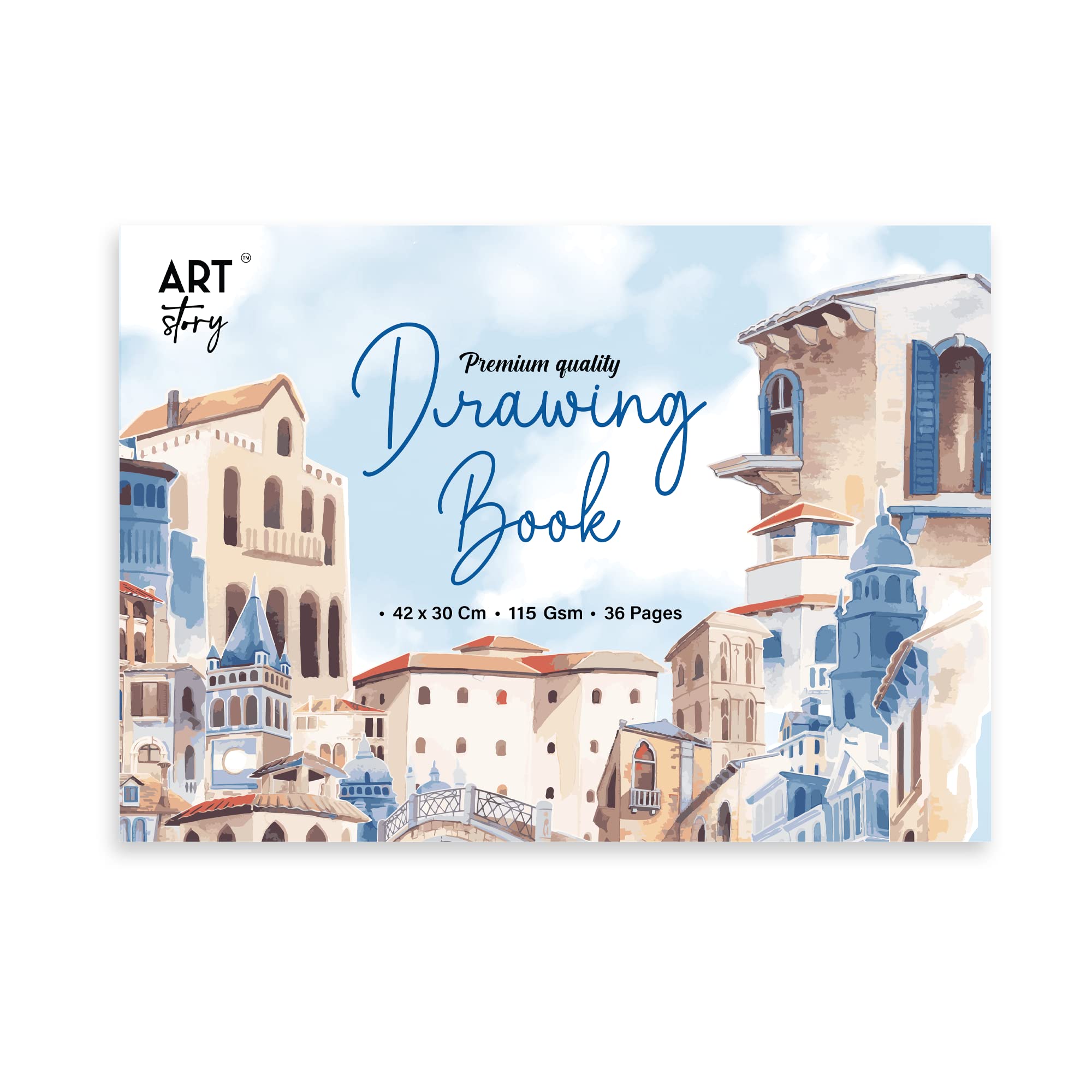 Art Story Premium Drawing Book 42 X 30 cm, 115gsm, 36 Pages for Drawing, Colouring and Painting (B0BB9SFKSD) Amazon Price History, Amazon Price Tracker