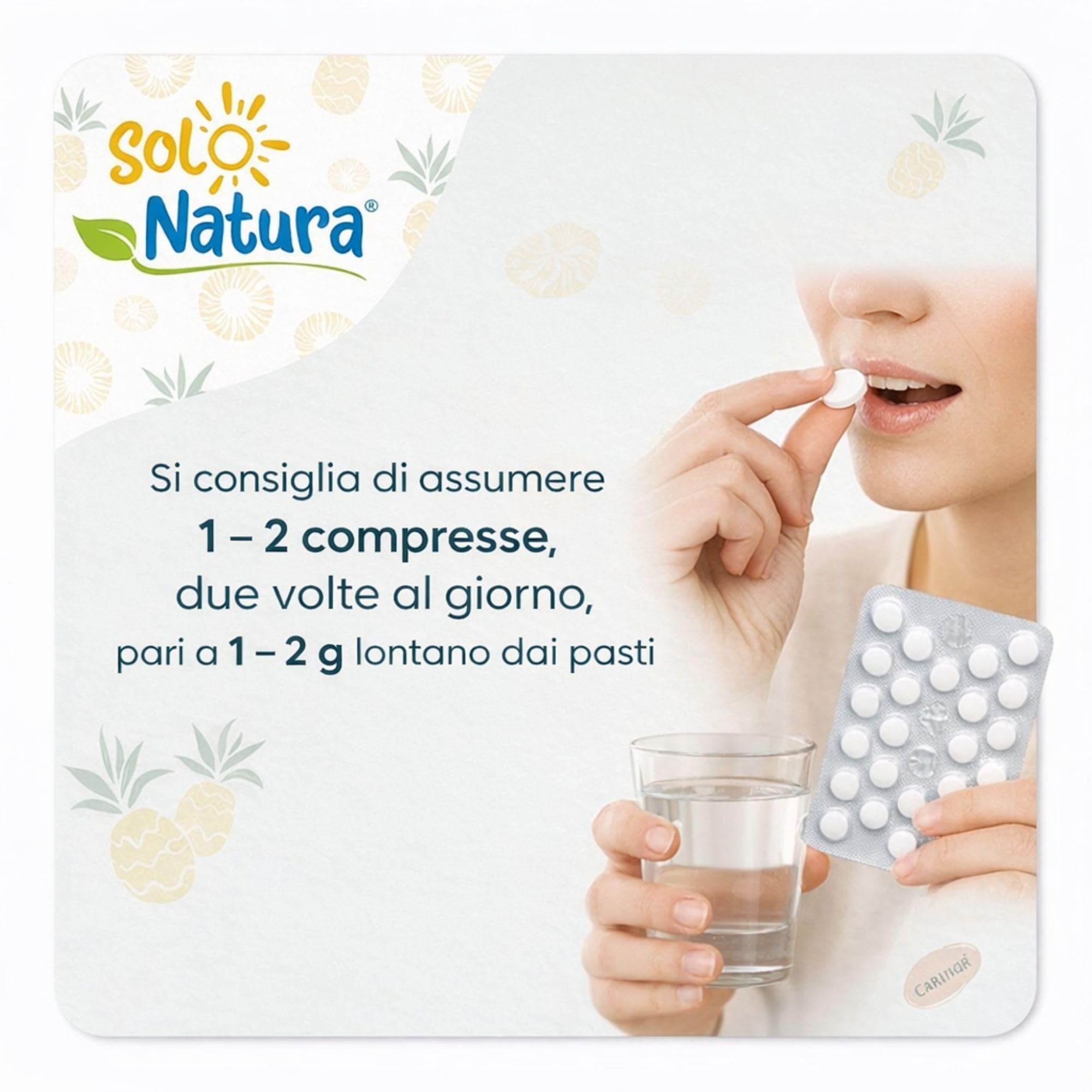 Solo Natura AFLOGIS – Integratore di Boswellia Serrata e Bromelina da Ananas. Supporto per Articolazioni e Funzionalità del Microcircolo, 60 Compresse da 500 mg
