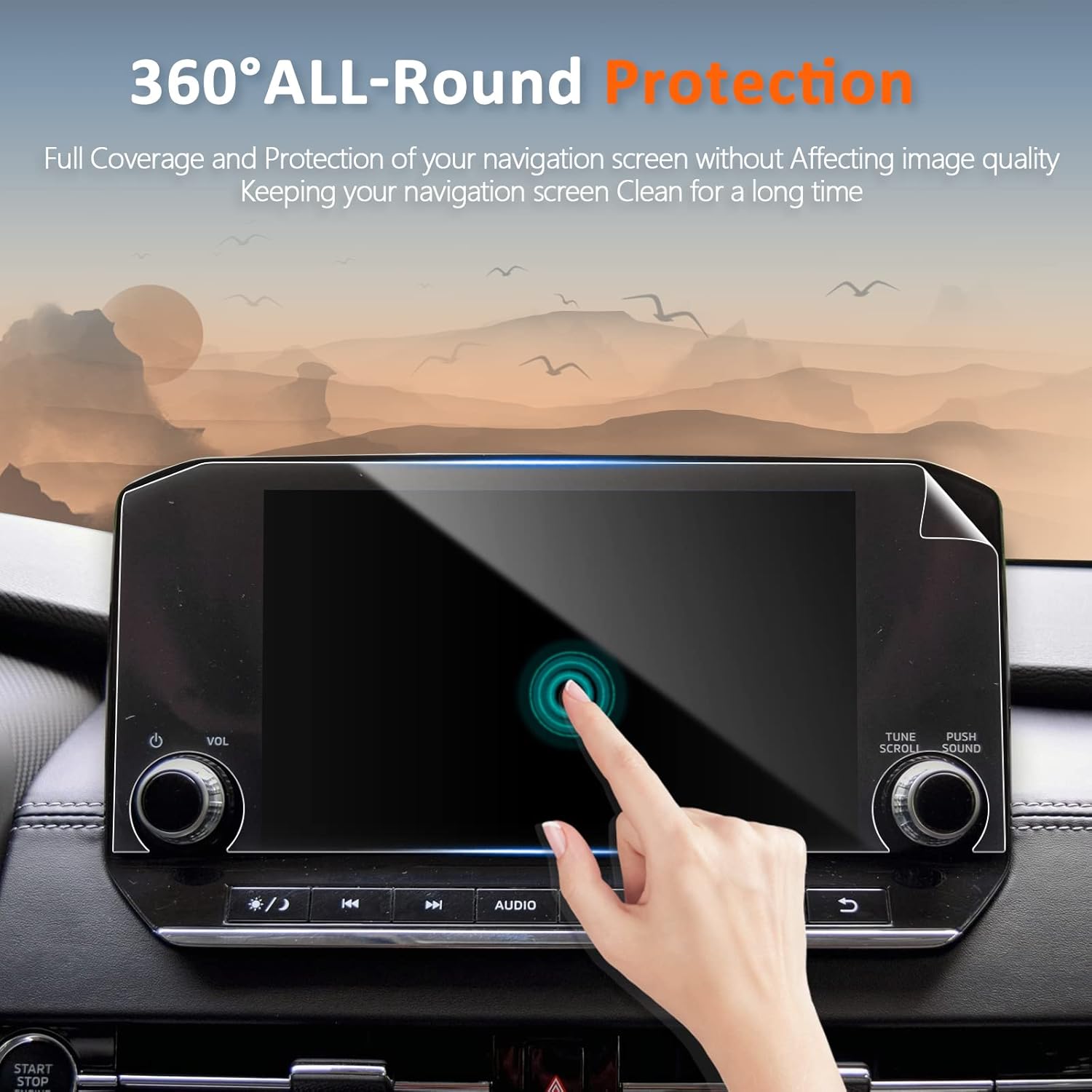 cdefg screen protector for 2022 2023 mitsubishi outlander se black edition se launch edition sel and sel black edition 9 inch touch screen infota