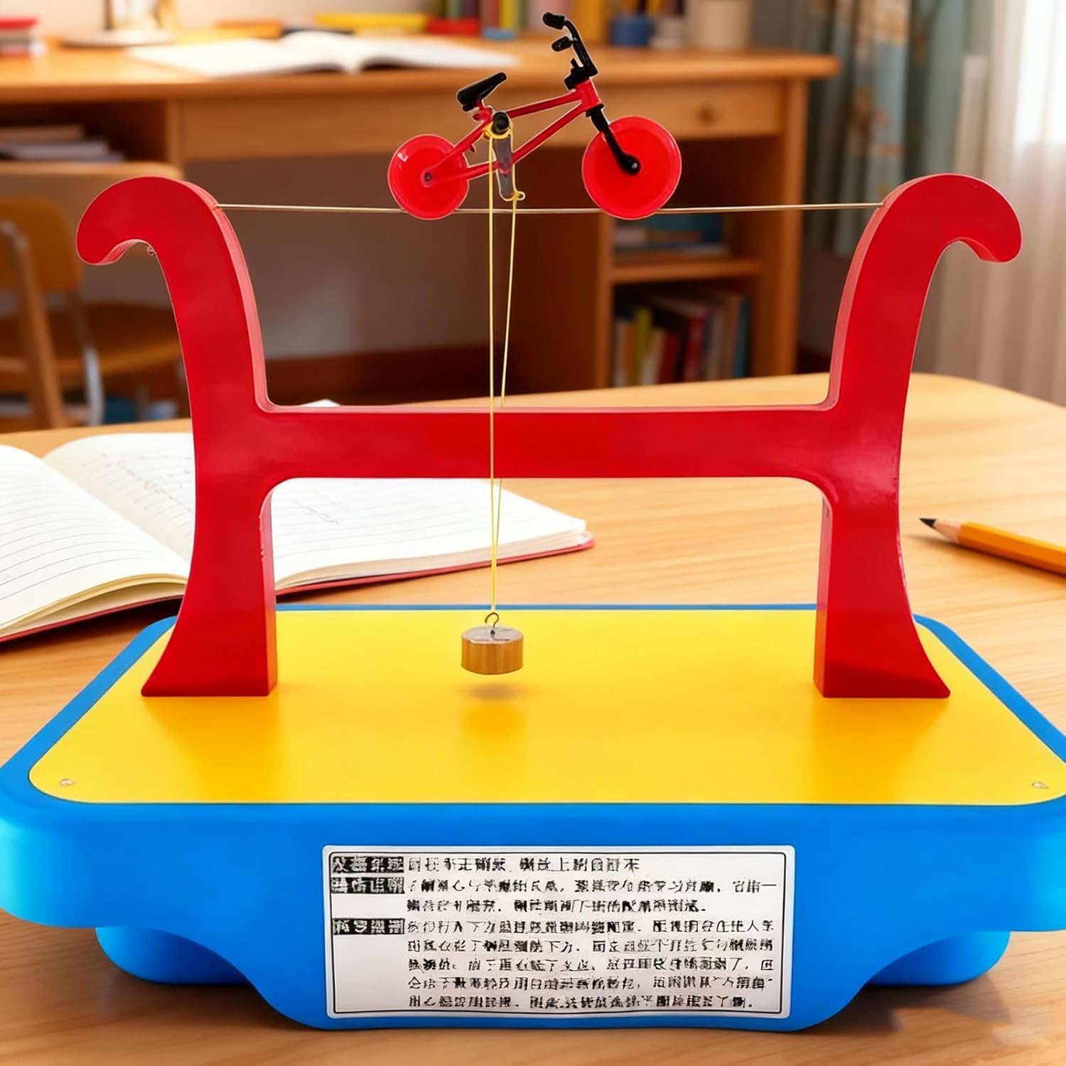 Physik-Demonstrator für Schwerpunkt und stabile Gleichgewichtsexperimente, ideal für Klassenzimmer-Unterricht und naturwissenschaftliche Bildung