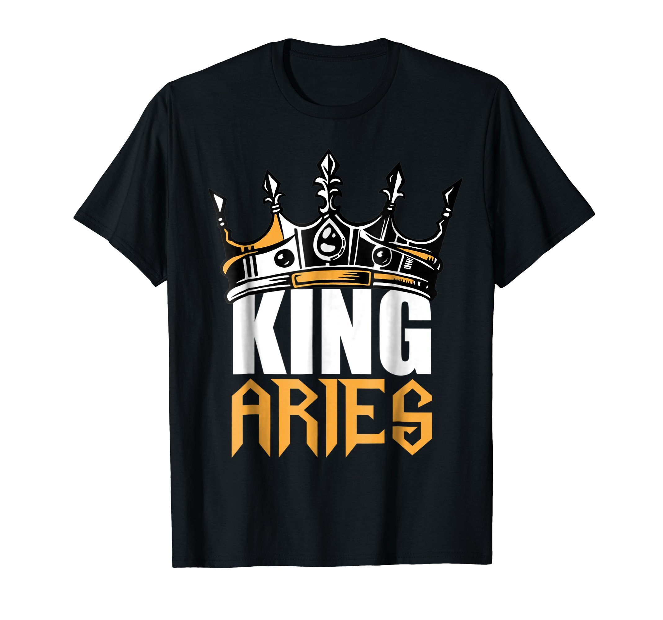 Born Zodiac - Kings Queens Shirts ThNhAries Birthday Gifts - King Aries Zodiac T-Shirt T-ShirtOEKO-TEX STANDARD 100