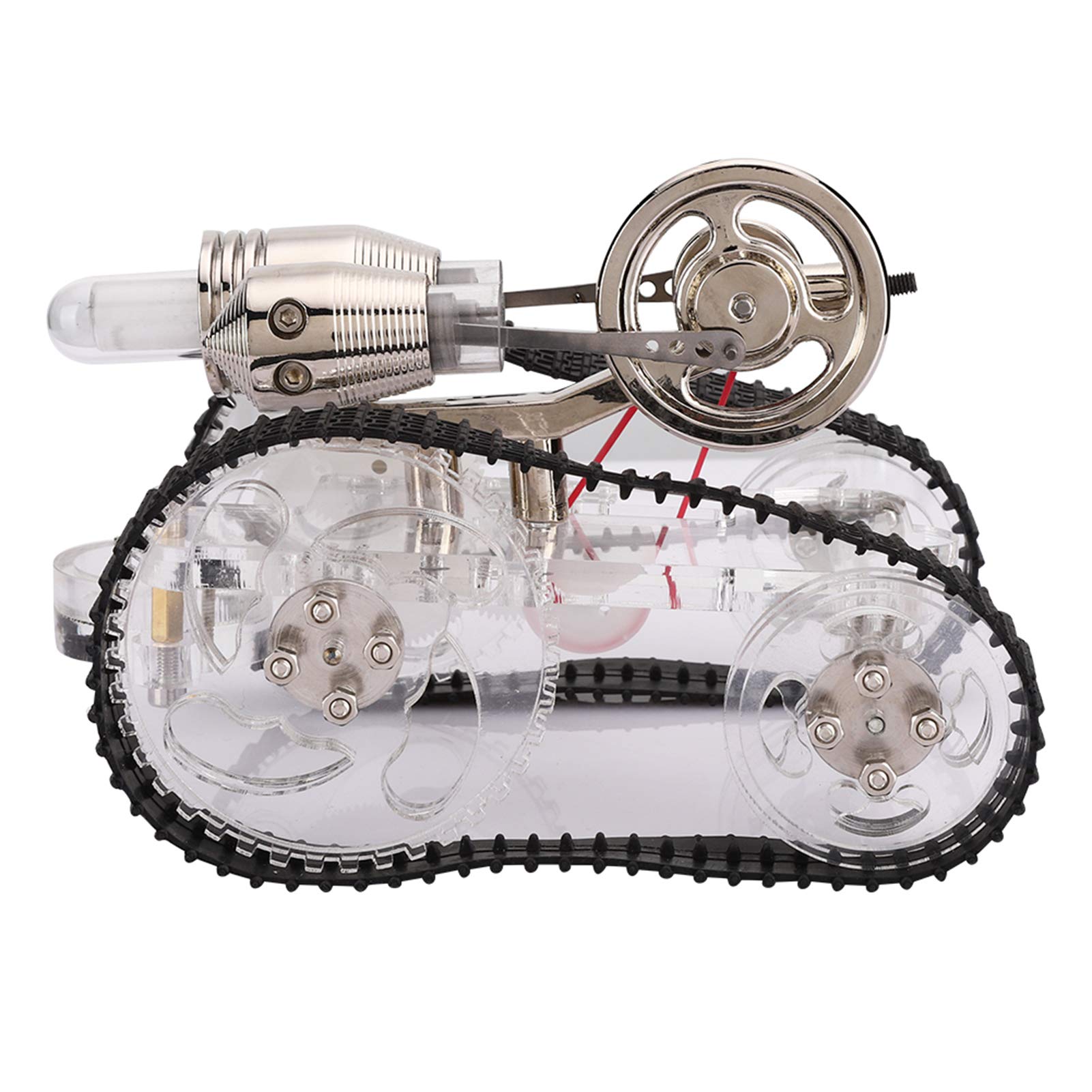 Model silnika Stirling Model Power Par Physics Science Educational Toy dla dzieci dorosłych gumowe ścieżki ze stali nierdzewnej lampa alkoholowa