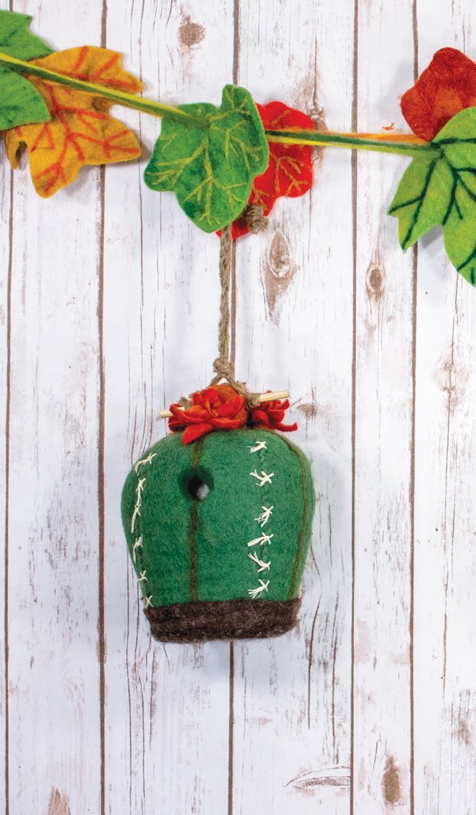 DZI Barrel Cactus Birdhouse, 1 EA