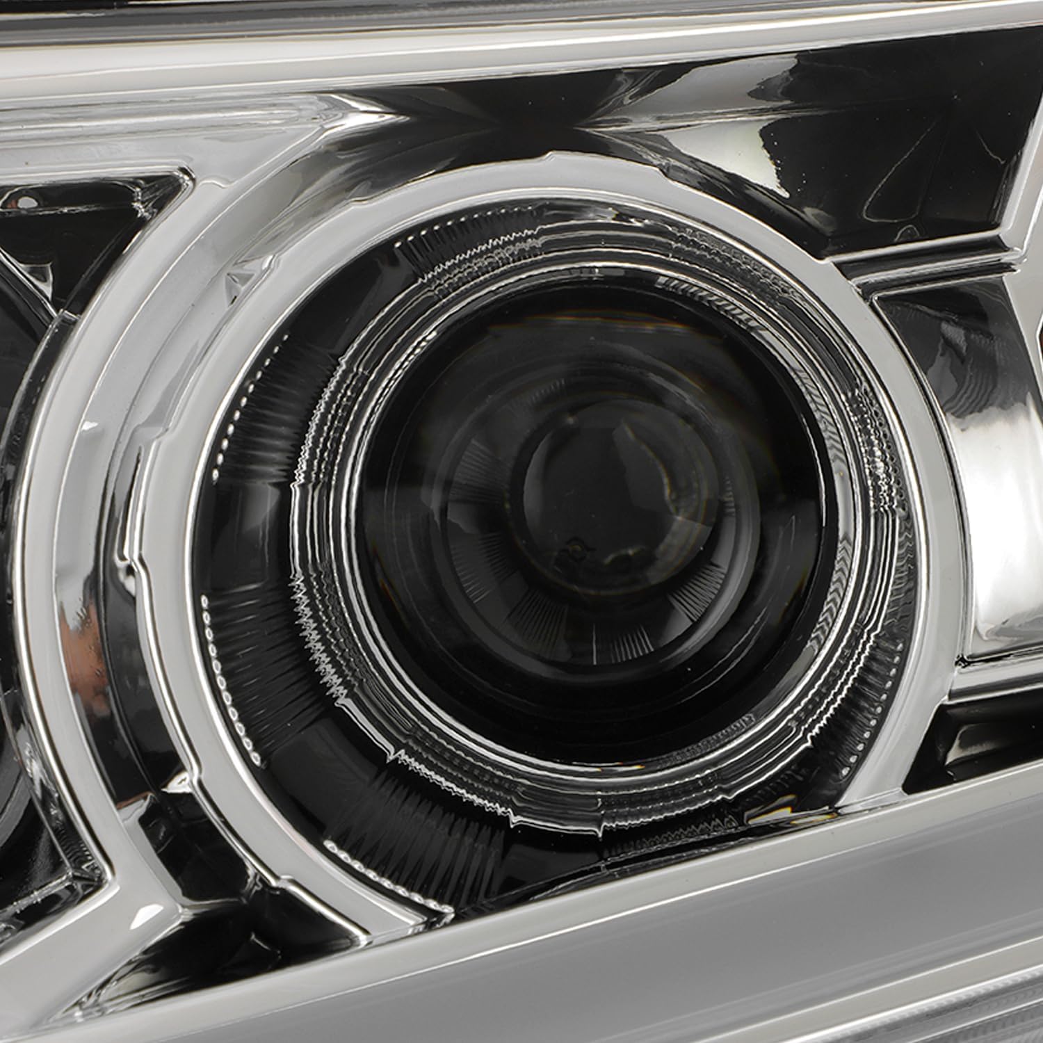 AKKON - Fit 2011-2017 Honda Odyssey 11-17 Halogen Type Projector Headlights w/LED Stripe Sequential Turn Signal Chrome Housing Driver - Passenger Side