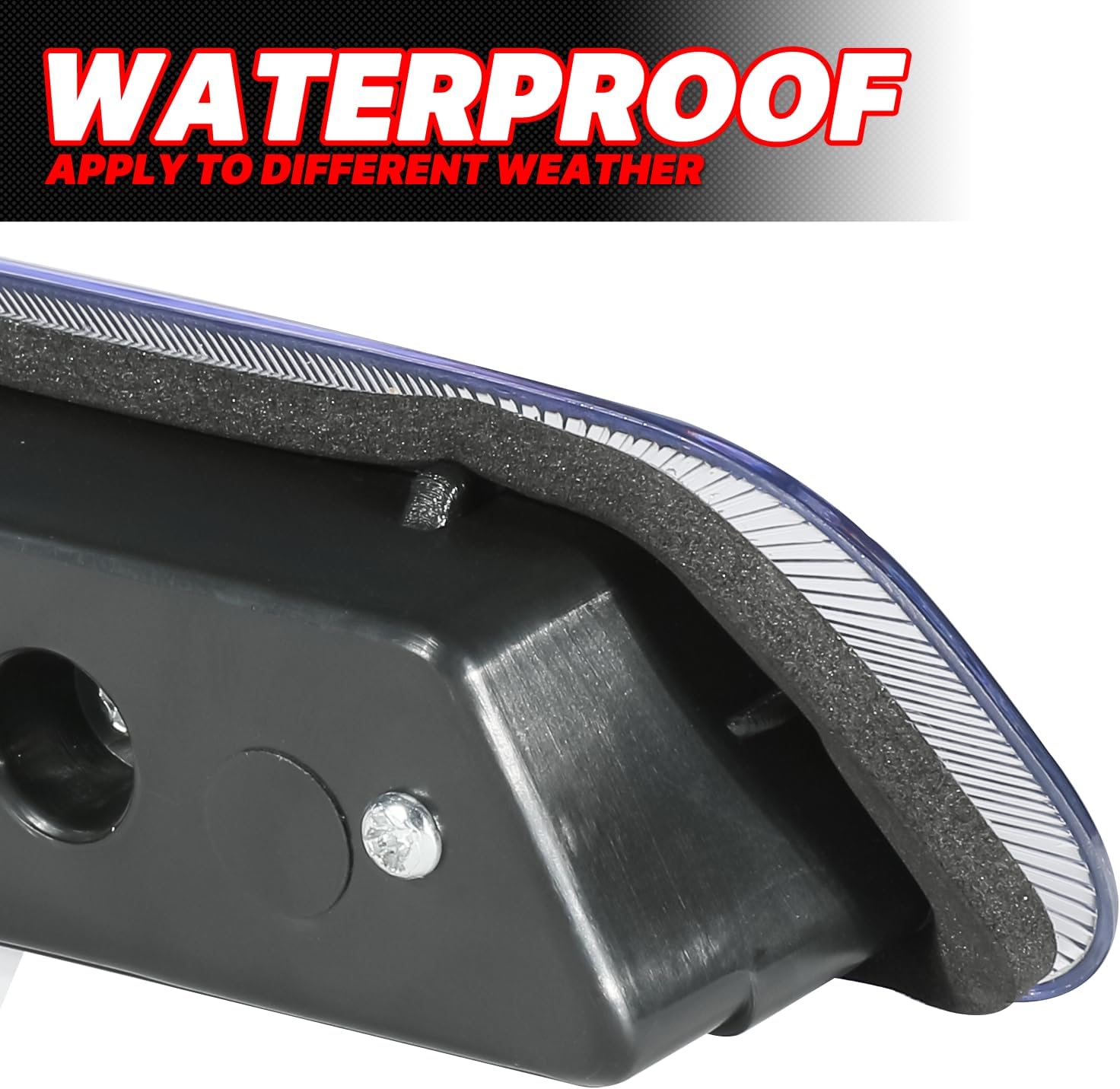 M-AUTO LED Third Brake Light Compatible with 2003-2009 Toyota 4Runner, Rear Cab Roof Center Mount Stop Brake Tail Light