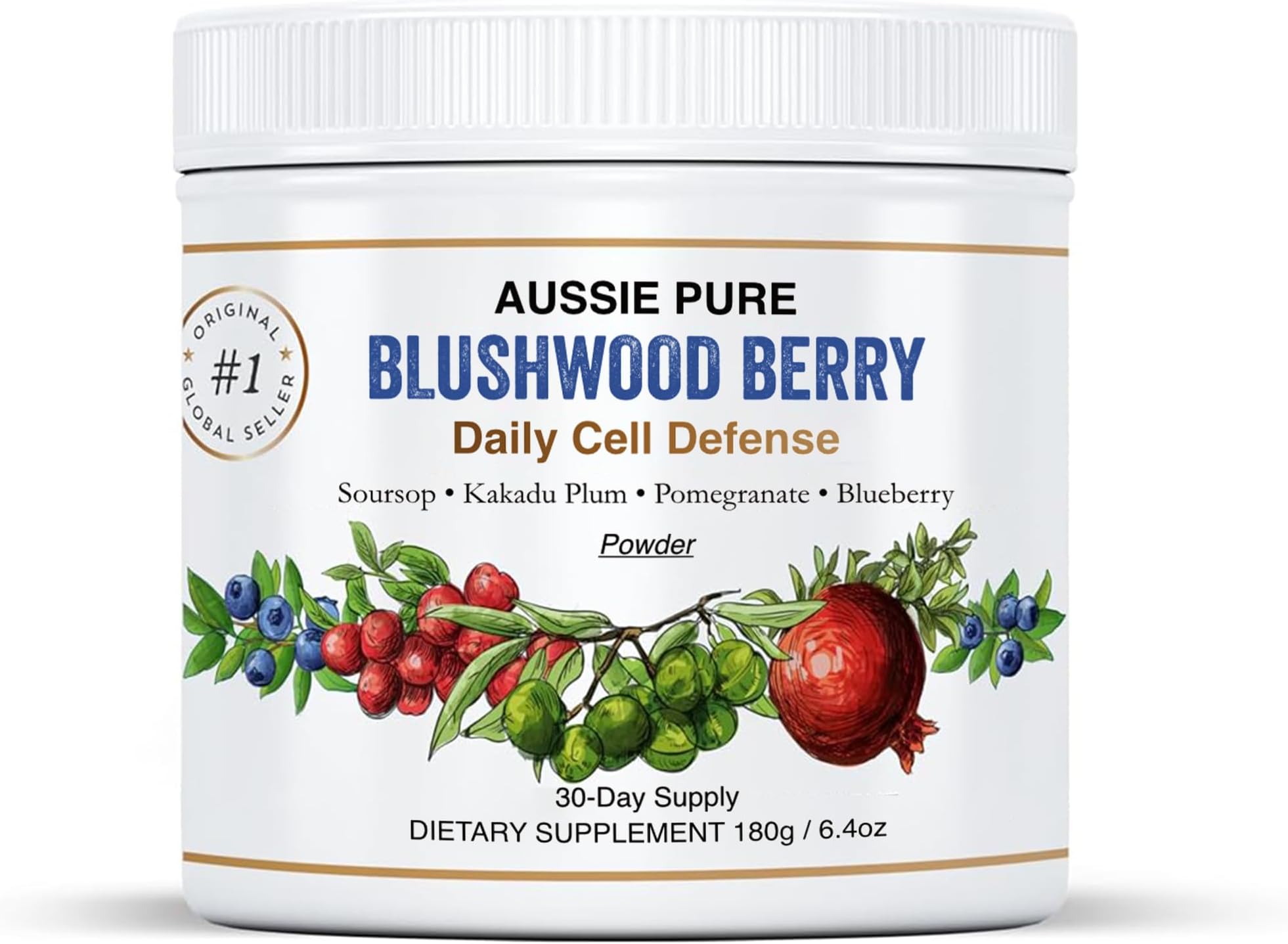 Aussie Pure Blushwood Berry Superfruit Daily Cell Defense - Soursop - Kakadu ...
