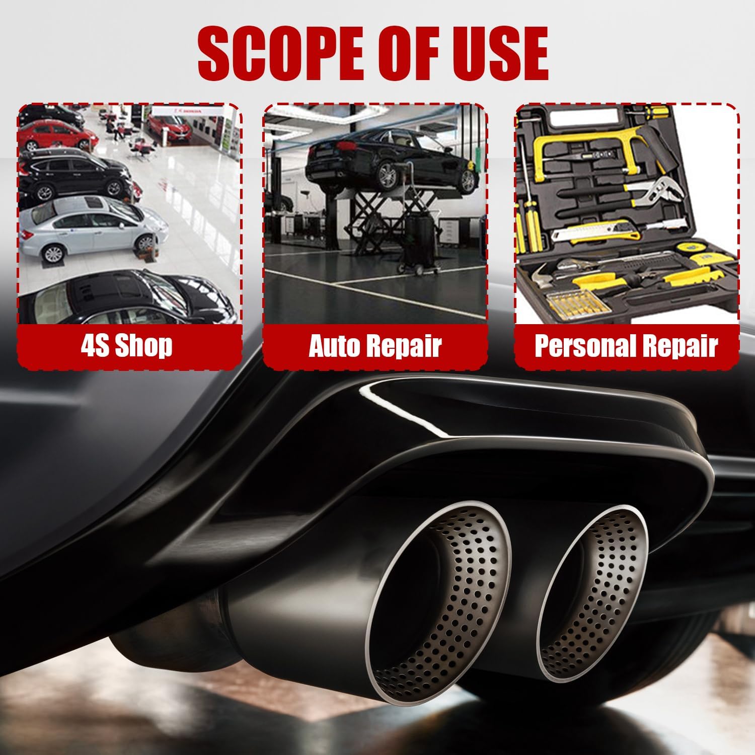 Exhaust Hanger Removal Tool,25° Offset Exhaust Hanger Pliers for Tight Spot