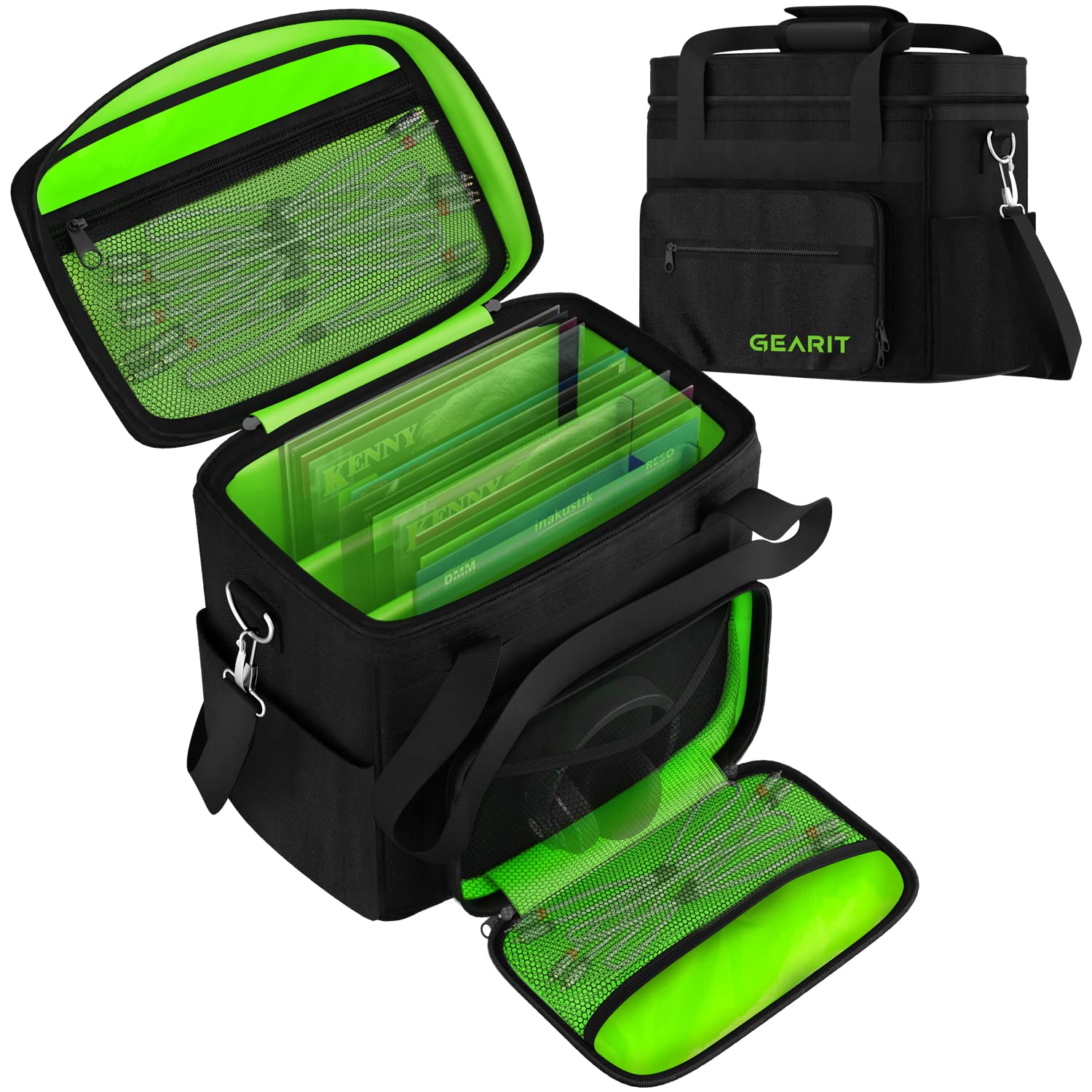 GearIT Vinyl Record Carrying Bag for 12