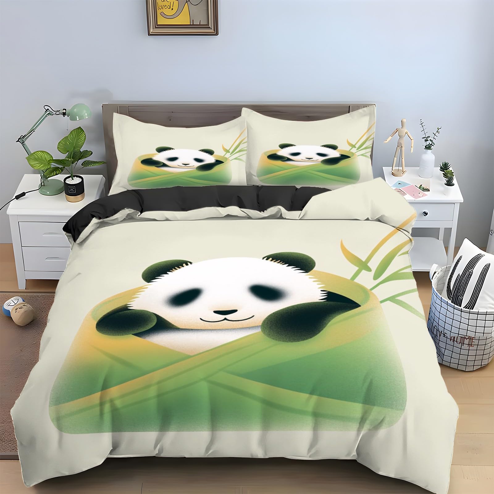 Parure de Lit 2 Personnes Panda pour transformer votre chambre en un cocon de douceur