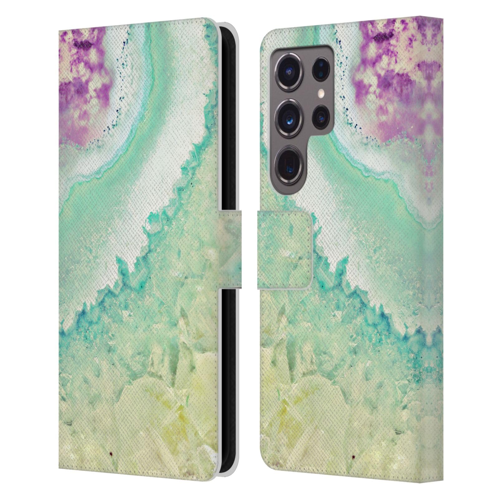 Carcasa Monika Strigel para Samsung Galaxy S24 Ultra 5G Funda Tipo Libro de Cuero Premium 7