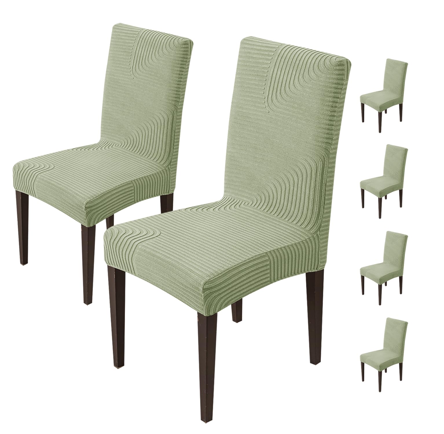 Stretchy Chair Covers - Sapphire Blue (Pack of 6) -31