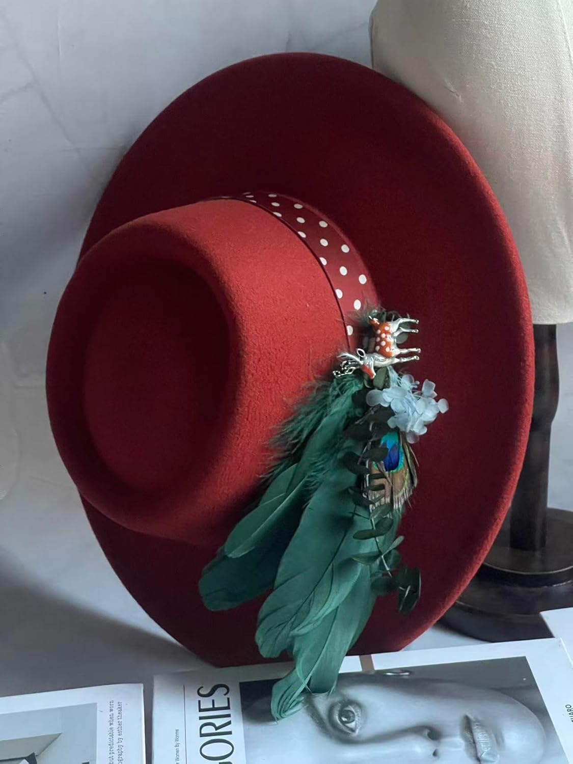 Big Wide Brim Women Fedora Hat- Panama Dress Hats for Party 2025 - Image 8