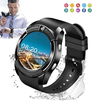 Smartwatch con Whatsapp,Bluetooth Smart Watch Pantalla táctil,Reloj  Inteligente Hombre con Cámara, Impermeable Smartwatches Telefono Sport  Fitness Tracker Compatible Android iOS para Hombre Mujer : Amazon.es:  Electrónica