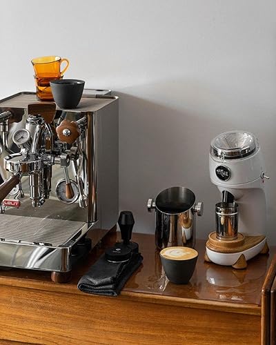 Miniatura 15 de Normcore Tamper de café V4 de 1.957 in - Tamper con resorte - Herramientas de barista - Manipulación de espresso con alfombrilla para cafetera