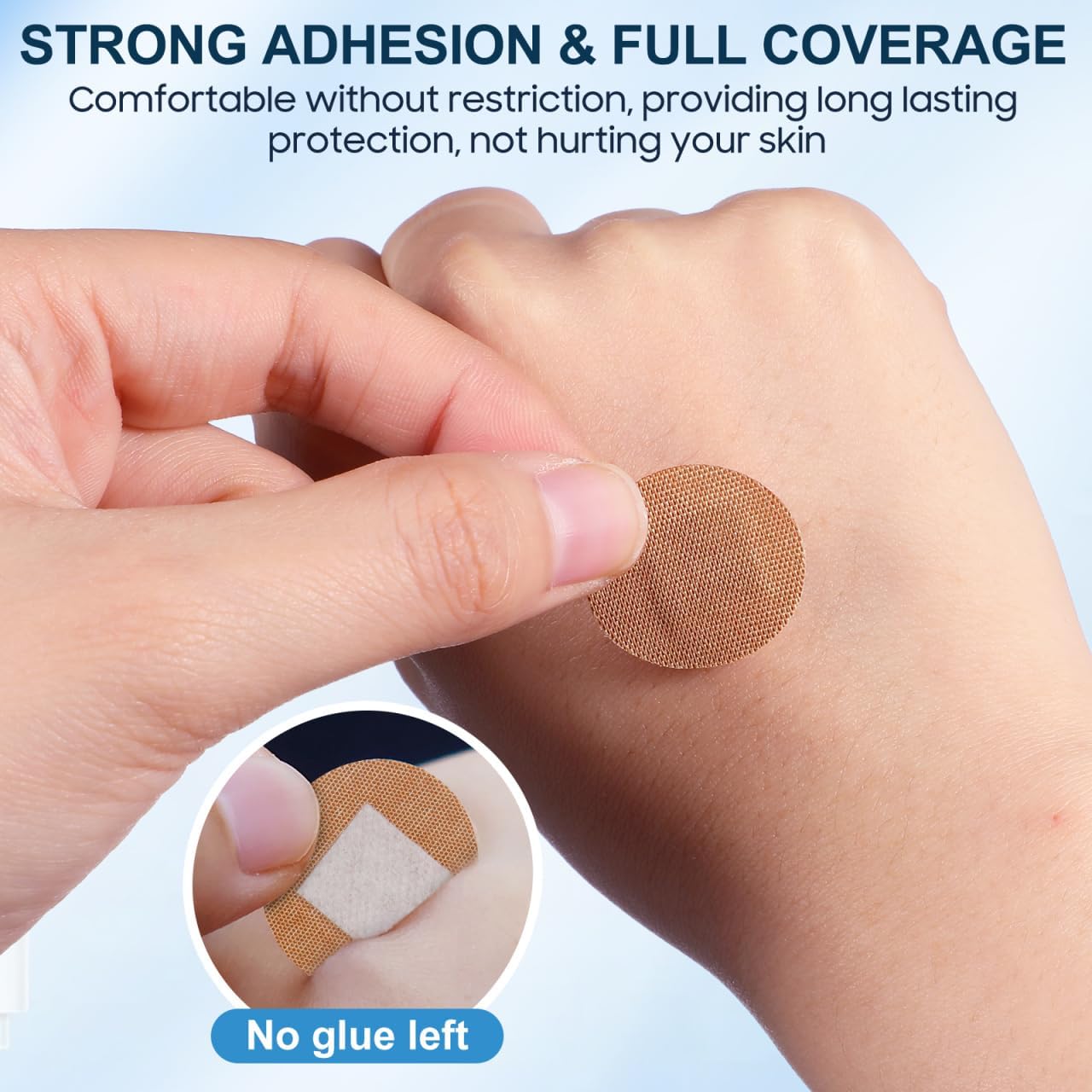 Angoily Breathable Dot Bandages 100 Pcs Round Adhesive Patches for Small Cuts and Finger Wounds Flexible Skin Tone Spot Tape with Waterproof Protection and Strong Adhesive for All-Day Comfort