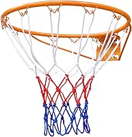 Vista 8 de Geta de aro de baloncesto de 18 pulgadas, red de aro de repuesto para borde de baloncesto para interior y exterior
