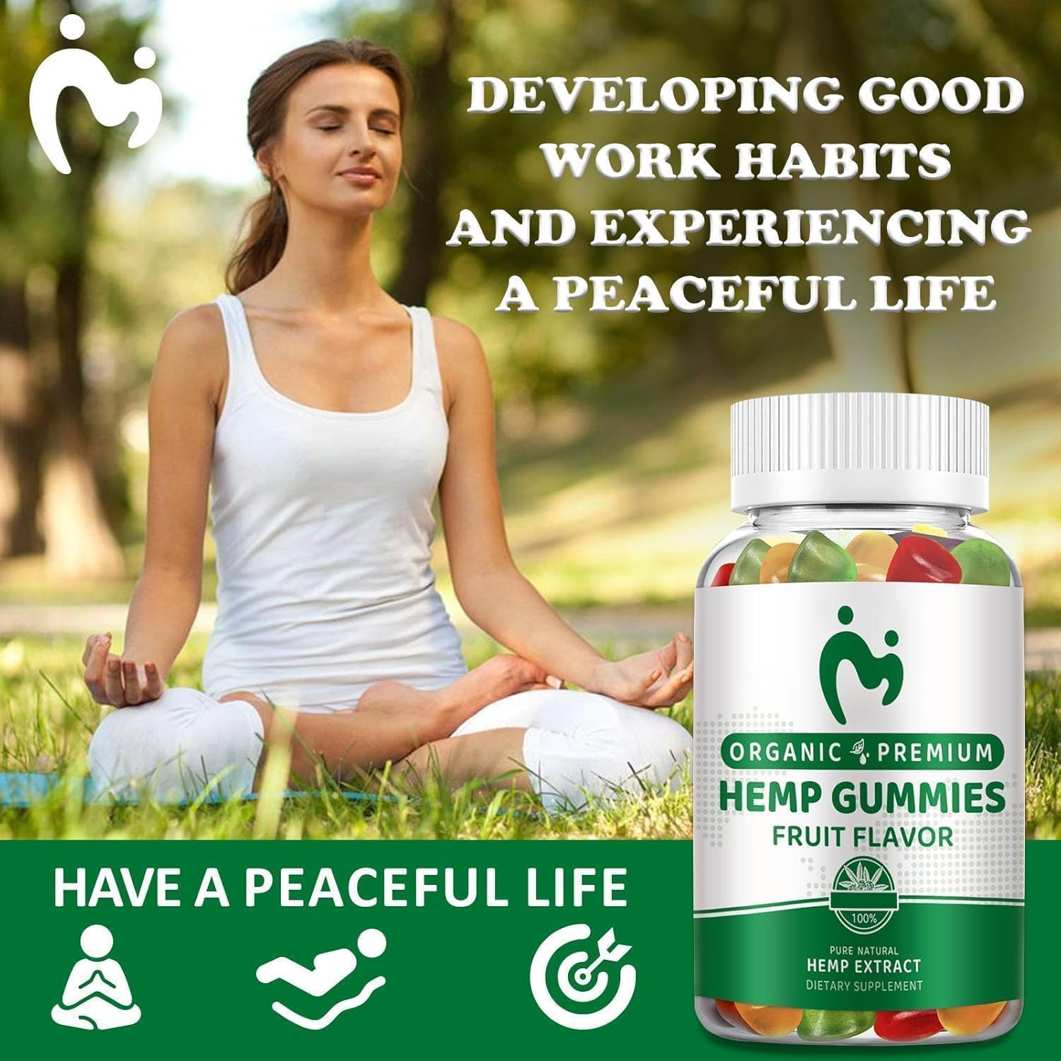 (2 Pack) Hemp Gummies for Sleep, Pain, Relaxation & Anxiety - 100% Natural Pure Extra Strength - Organic Hemp Oil Extract Edible Vegan Low Sugar Hemp Gummy for Adults