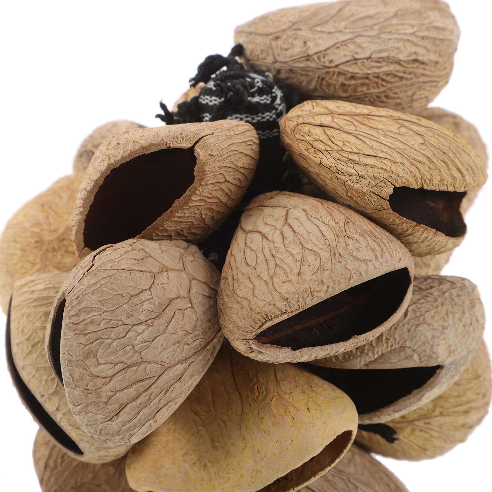 Vaguelly Maracas Africanas Tradicionales Bolas Rítmicas de Madera Instrumentos de Percusión Manual para Festivales y Fiestas Multiculturales Sonajero Africano