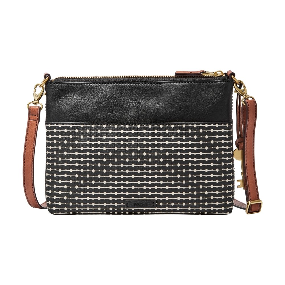 Fossil Sac à bandoulière Fiona pour femme 25,1 cm L x 4,8 cm L x 19 cm H