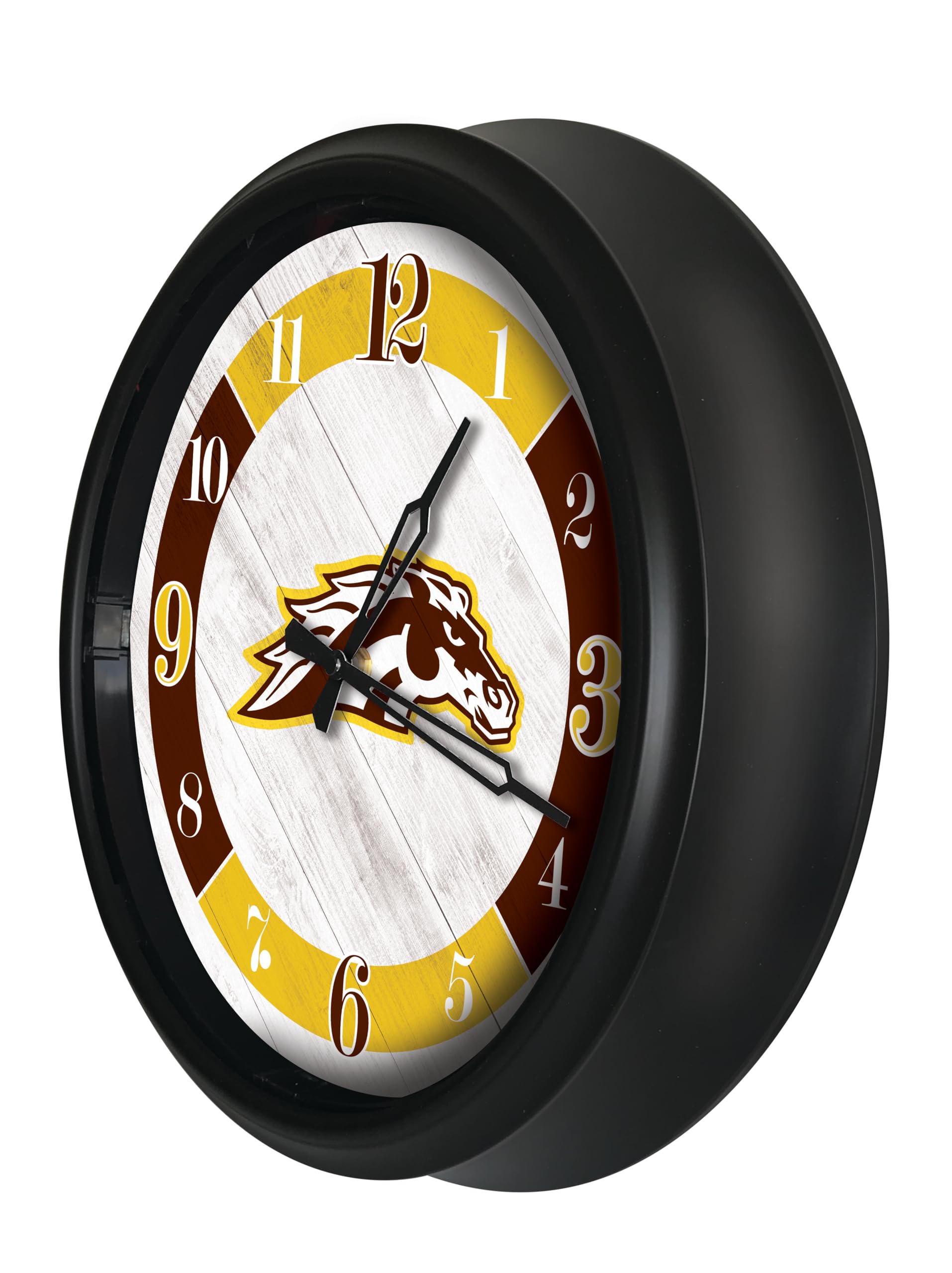 Holland Bar Stool Western Michigan University Indoor/Outdoor LED Wall Clock
