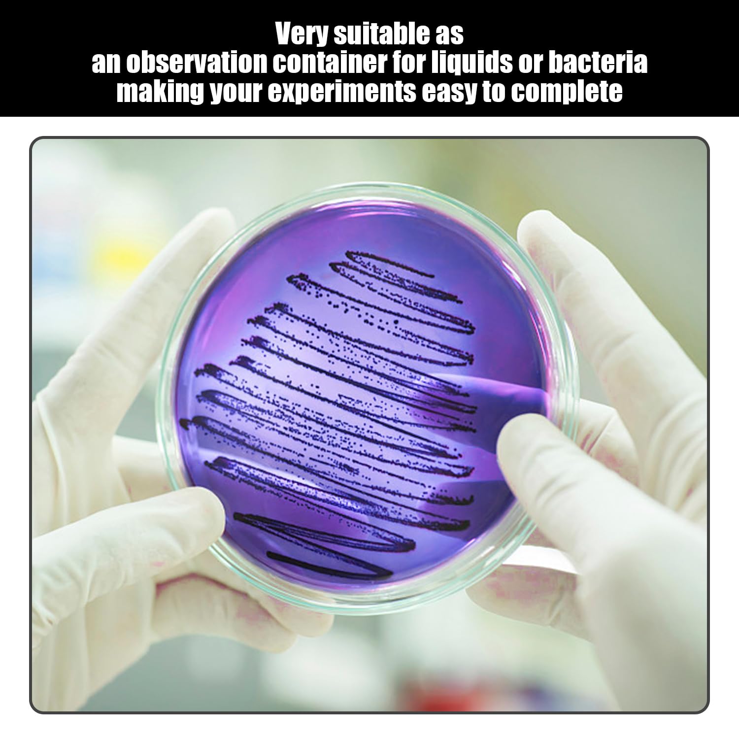 Piastre Di Petri In Plastica Da 25 Pezzi, Piastre Di Petri Specifiche Per Laboratorio, Scatole Sperimentali Rotonde Trasparenti Con Coperchio, Adatte Per Colture Cellulari E Colture Batteriche.