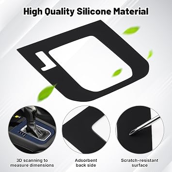 Karltys Center Console Cover for Subaru Forester 2025, Silicone Anti-Scratch Gear Shift Cover Panel, Trim Decorative Protector Accessories Interior (Not for Base/Wilderness)