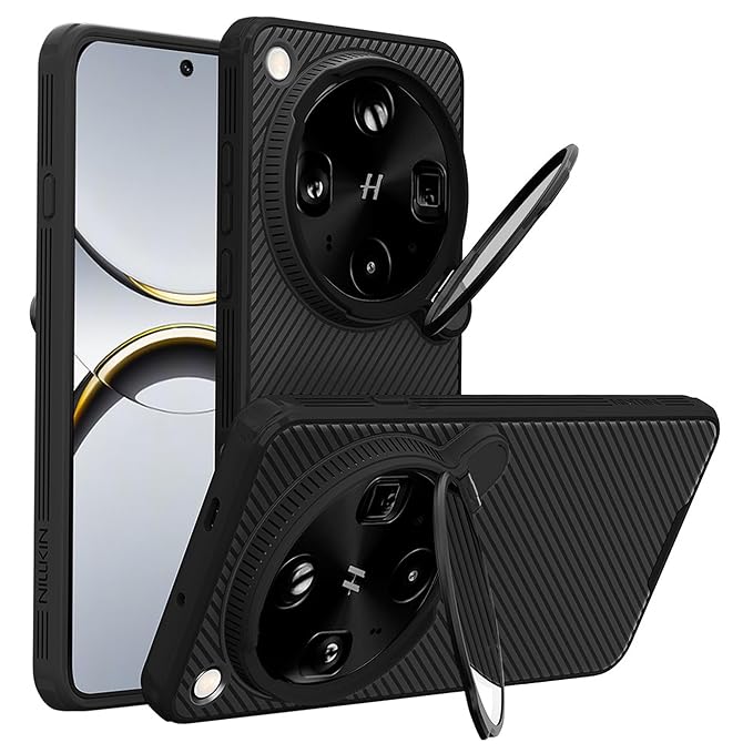 Nillkin Case for Oppo Find X9 Ultra (6.82" Inch) CamShield Prop Magnetic Flip Style Transparent Black Lens Camera Protect Mobile Holder TPU + PC Black Color
