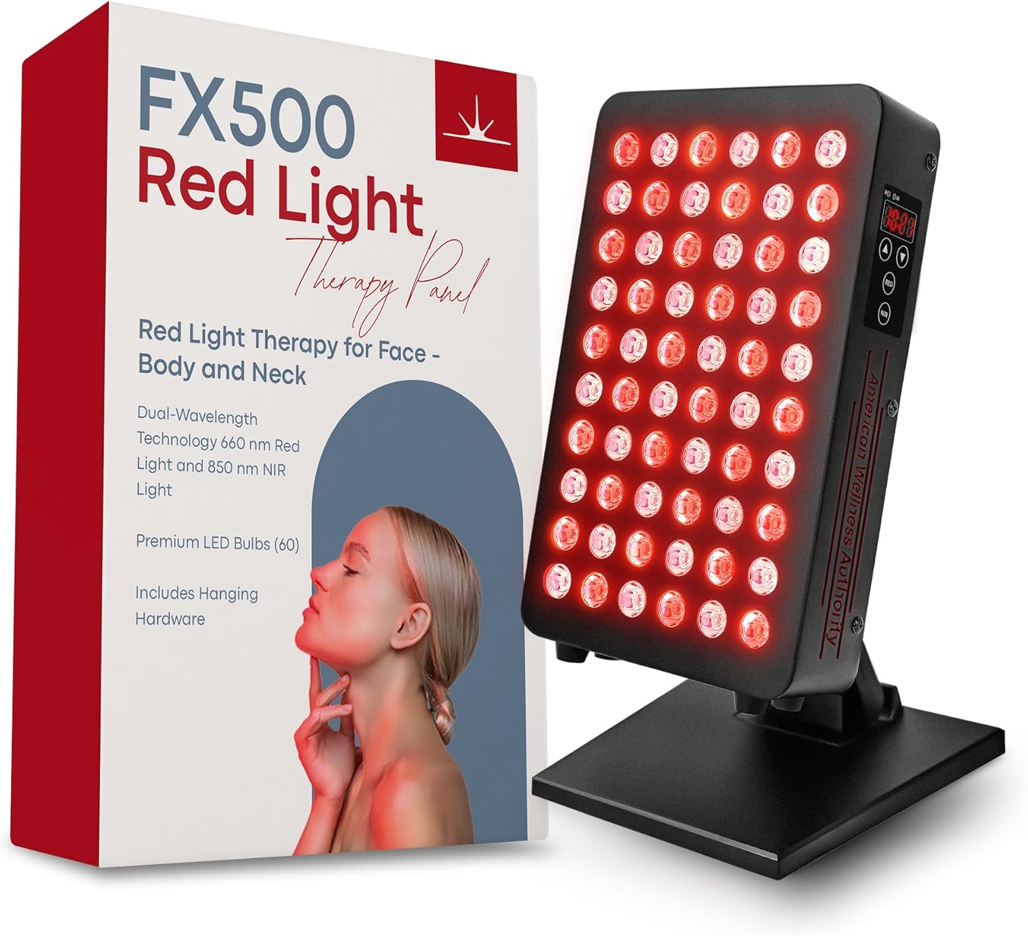 Red Light Therapy for Face and Body – 660nm &...