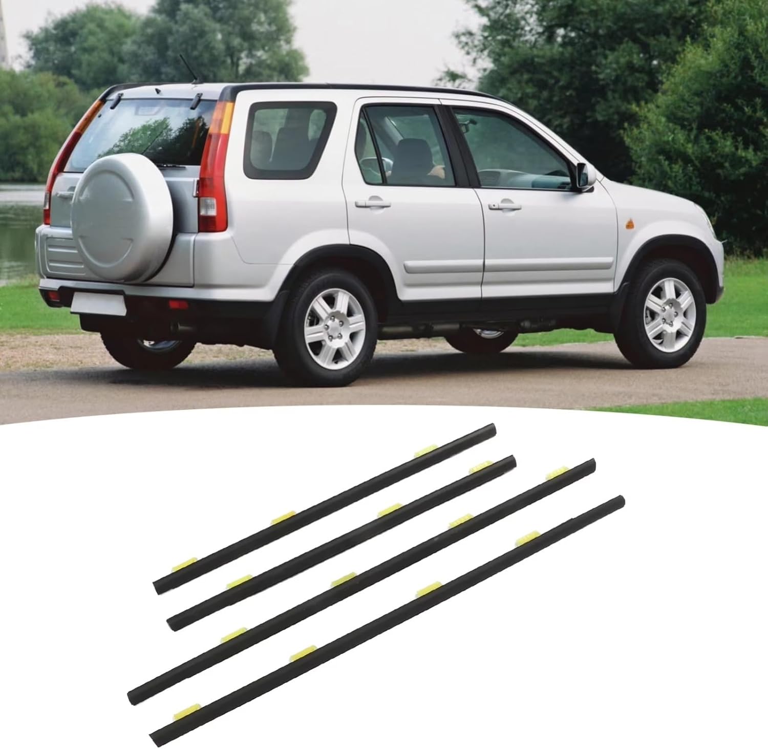 Compatible With CRV 2002 2003 2004 2005 2006 カーアクセサリー シーリングトリム ウィン