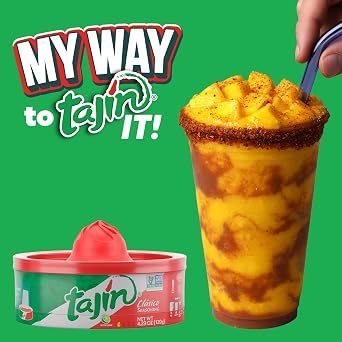 Tajin Clasico Rimmer, Mexican Chili Lime Spice Blend for Margaritas, Micheladas, Cheladas, Palomas, Bloody Marys, Beer, and Cocktails, Zesty Flavor Enhancer, 4.23 oz (Pack of 1)