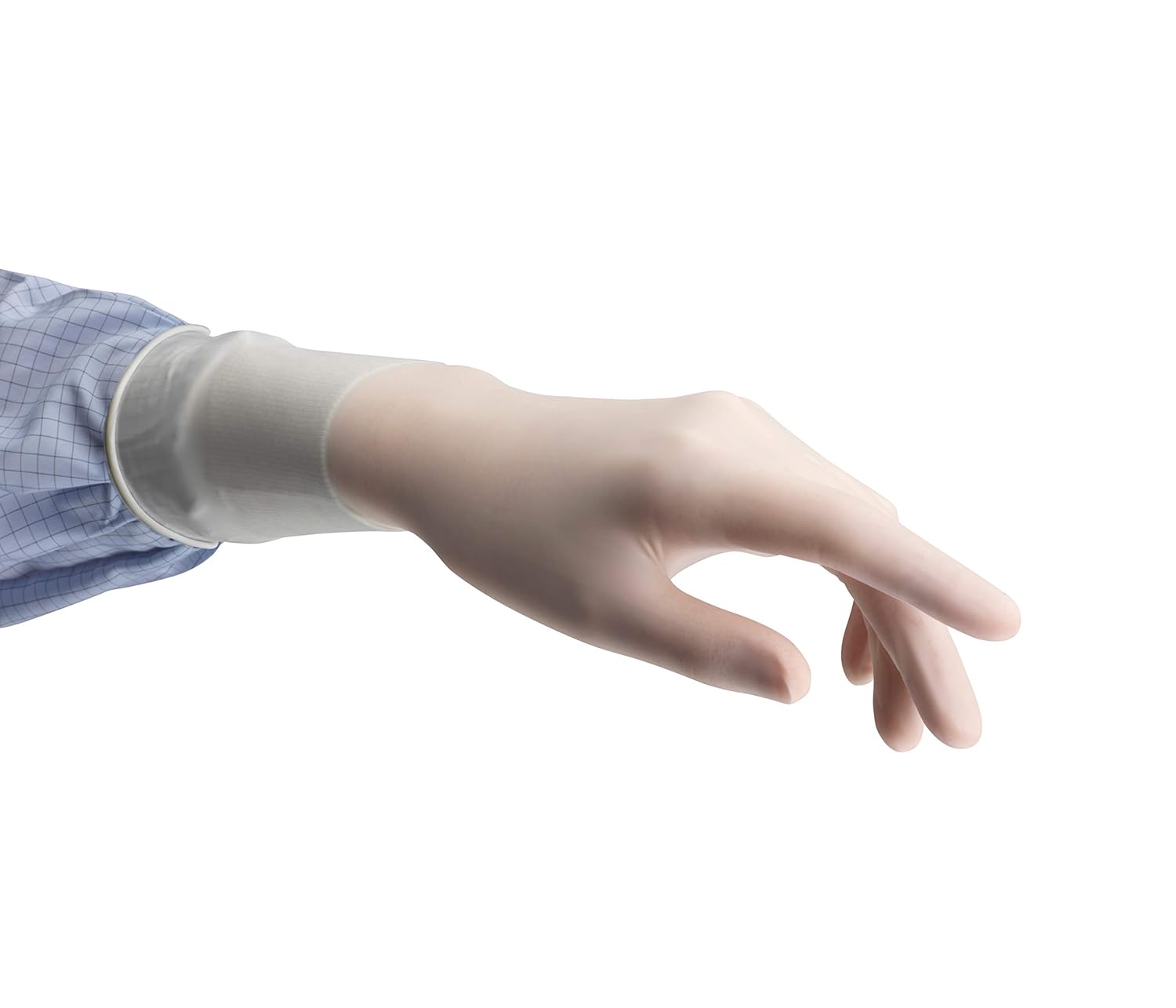 Ansell TouchNTuff 73-500 Neoprene Chemical Splash Resistant Single-Use Glove, Sterile/Disposable, 5 mil Thickness, 12" Length, Size 8.5, Cream (Pack of 200 Pair)