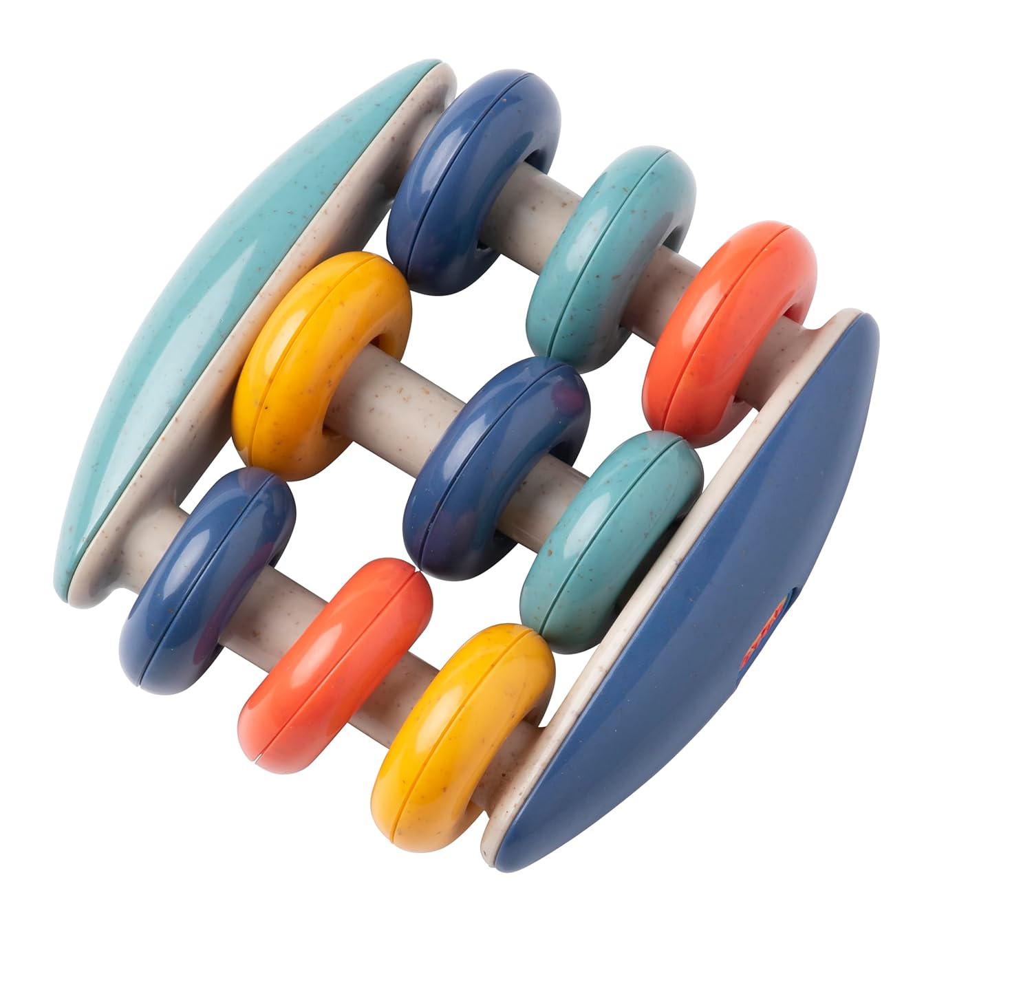 Tolo Wooden Baby Rattle Toy for Infants 3+ Months | Colorful Abacus Rattle for Babies | Sensory Teething Toy | Montessori Baby Toy for Grasping, Hand-Eye Coordination & Early Learning Development