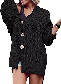 Las Mujeres De OtoñO E Invierno De Color SóLido De La Solapa De Bolsillo De Punto Cardigan BotóN De Longitud Media Chaqueta Delgada
