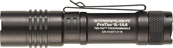 Streamlight 88061 ProTac 1L-1AA 350-Lumen Dual Fuel Professional Tactical Light, Black