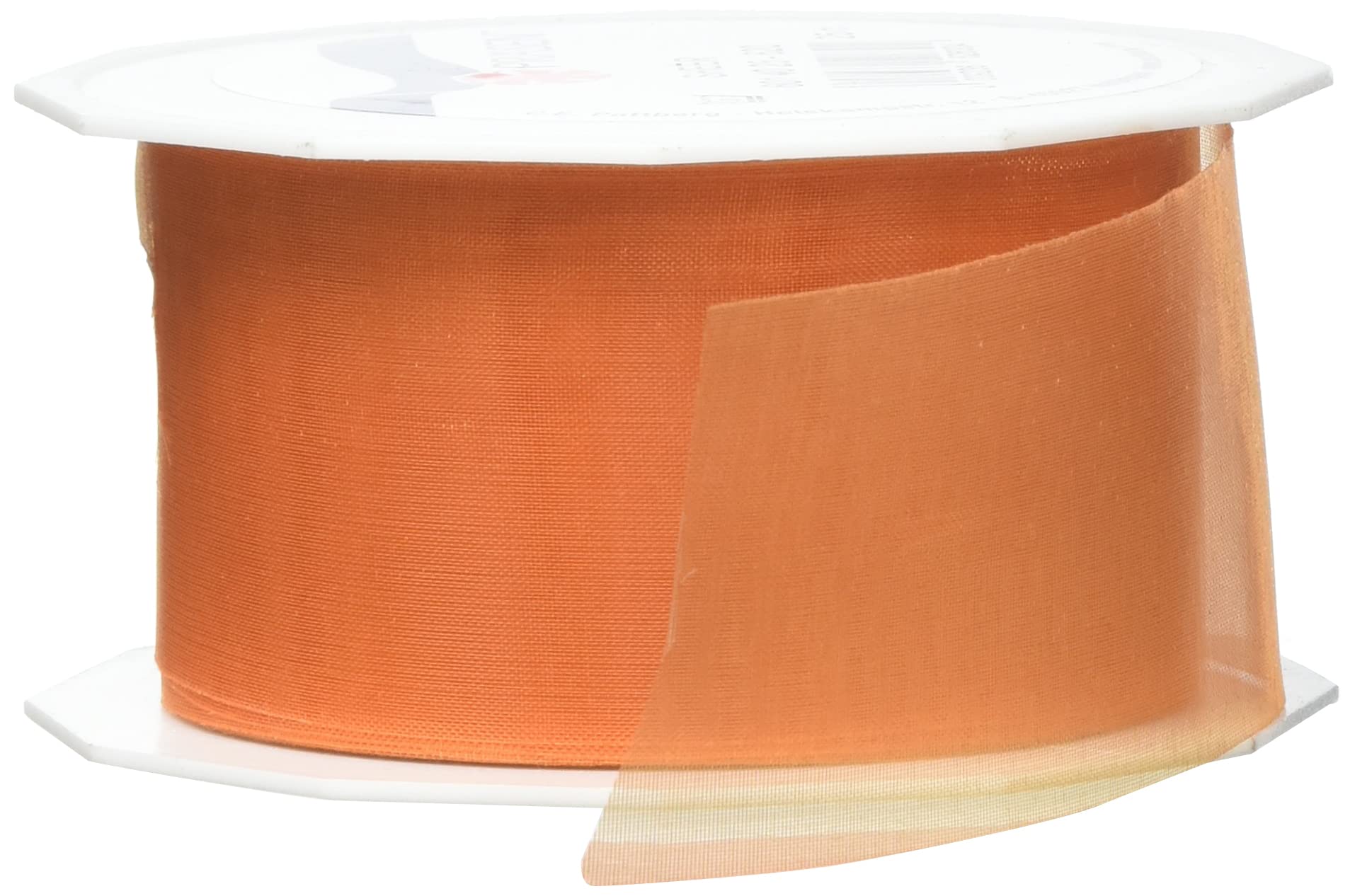 C.E. Pattberg Sheer Organza Ribbon Orange, 27 Yards Gift Wrap Ribbon, 1.6 inches Width, Accessories for Decoration & Handicrafts, Decoration Ribbon for Presents, for Every Occasion