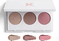 Paleta Trio 3 em 1 para o rosto - Blush, Contorno e Iluminador |Alta Pigmentação e Acabamento Natural|KAUSE BE.