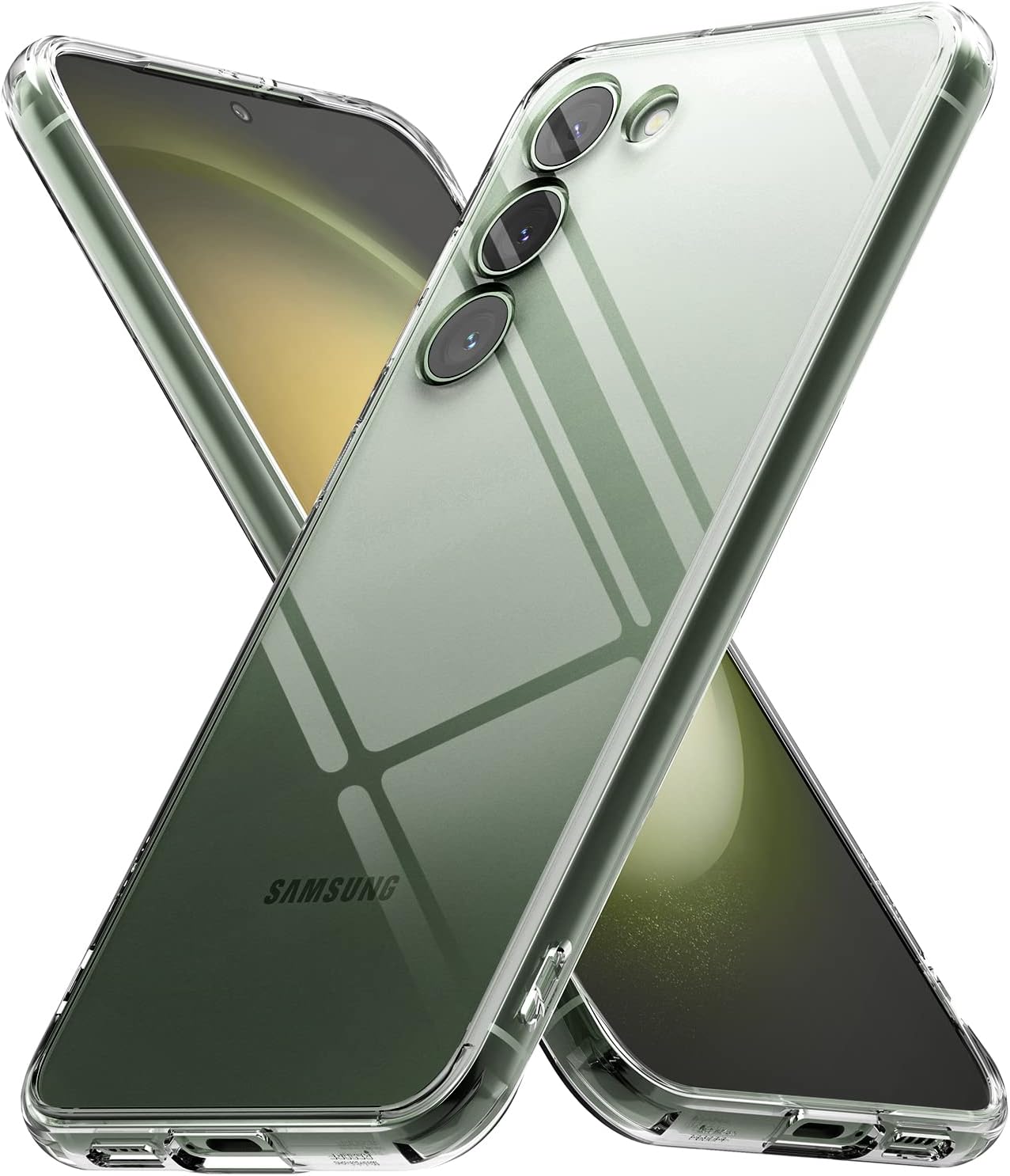 Ringke for Samsung Galaxy S23 Case, Fusion (Clear)