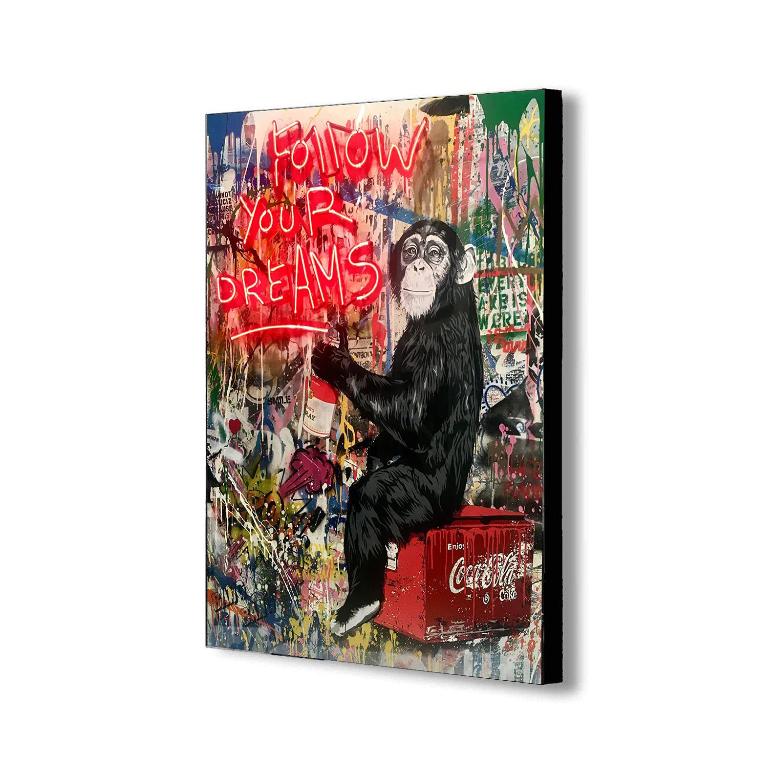 額装品/Follow Your Dreams/バンクシー/ポスター 額装済/30%OFF/バンクシー/Follow Your Dreams : azポスター