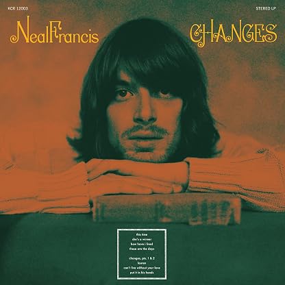 Changes - Teal Colored Vinyl por Neal Francis, capa do álbum