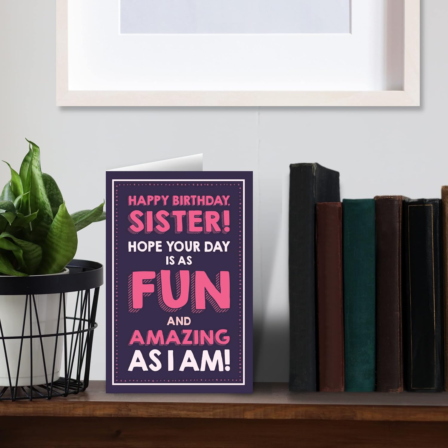 Sister Birthday Card Funny, Birthday Card For Sister, Happy Birthday Sister Card Funny, Birthday Card Sister For Her, Sister Greetings Card