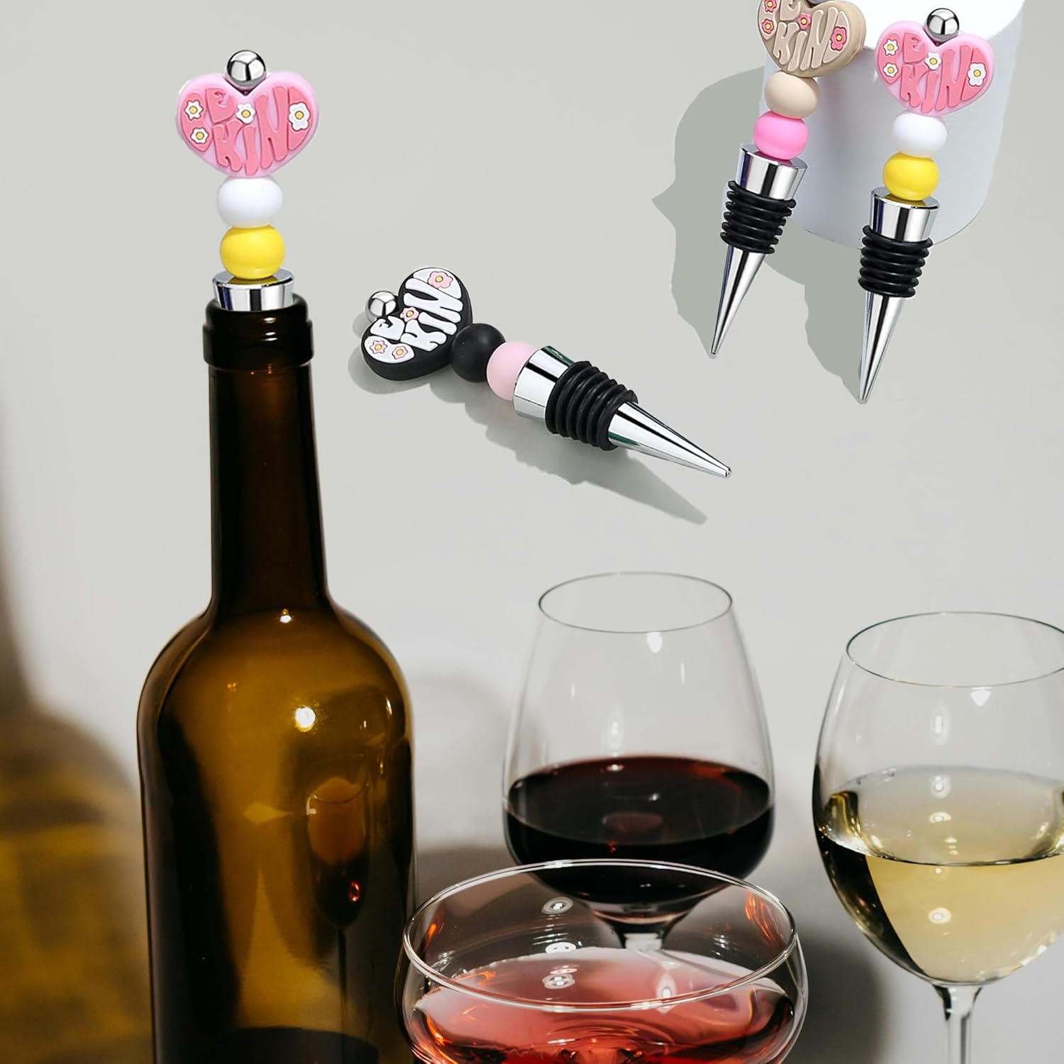 ZHIYUXI 15mm Silicone Beads for Keychain Making kit 70PCS Silicone Beads for Pens Bracelet Making - Image 6