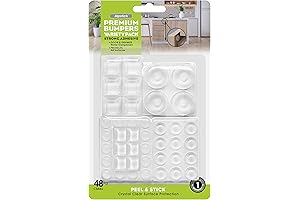 Slipstick Silicone Bumper Pads: 48-Piece Variety Pack for Versatile Surface Protection