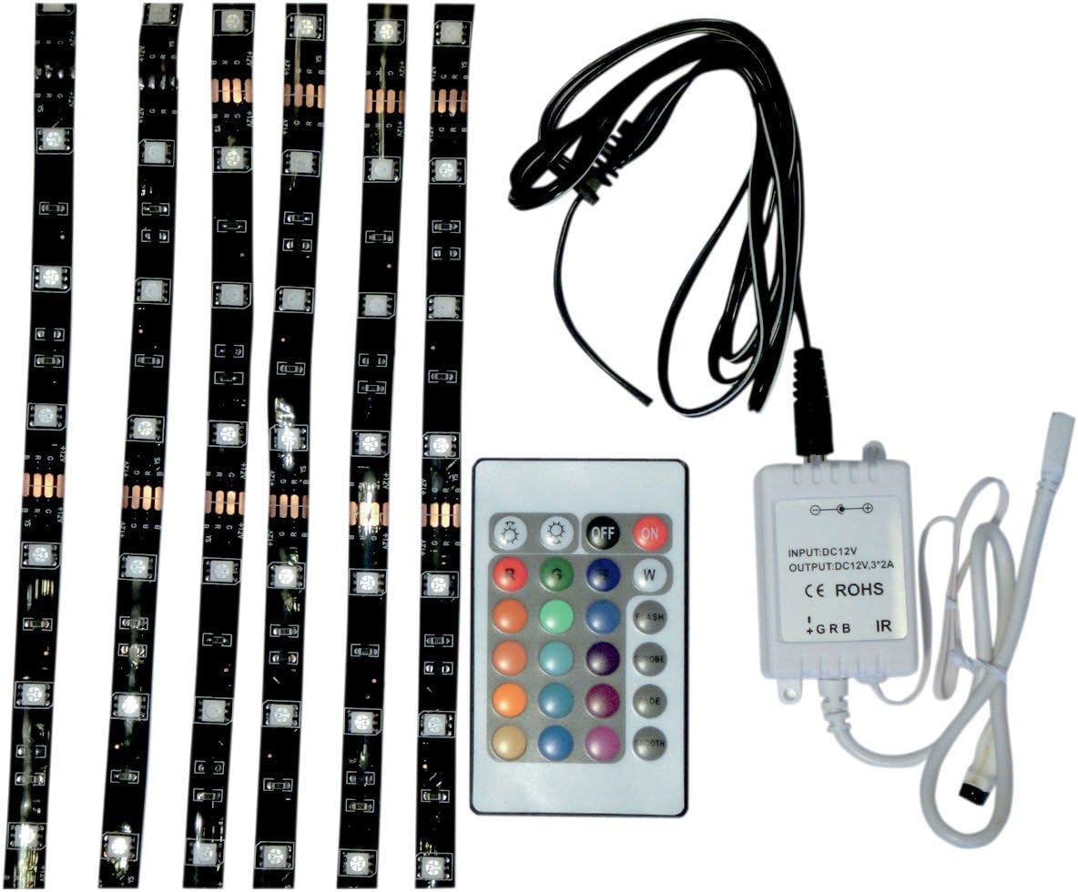 Brite-Lites BL-RGBLEDM LED STRIP KIT 6PC KT MULTI RMT